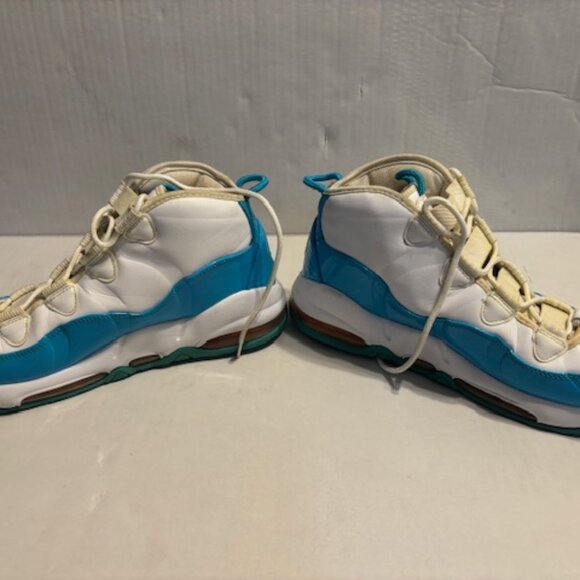 NIKE air max uptempo 95 size 10 white blue fury - Picture 5 of 7